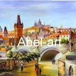 Karl�v most olej pl�tno